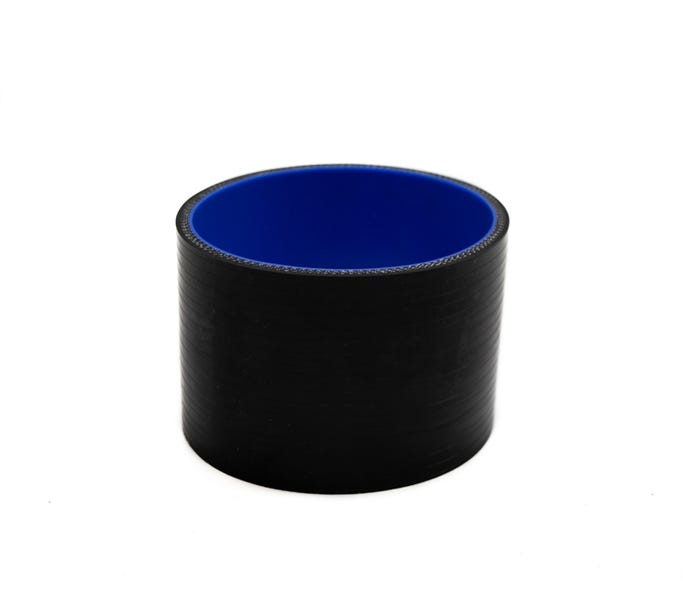 BTR Silicone 4.00" Straight Coupler - 3" Long Black