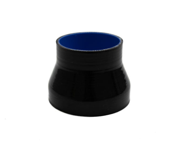 BTR Silicone 4.00" to 3.00" Reducer Coupler - 3" Long Black
