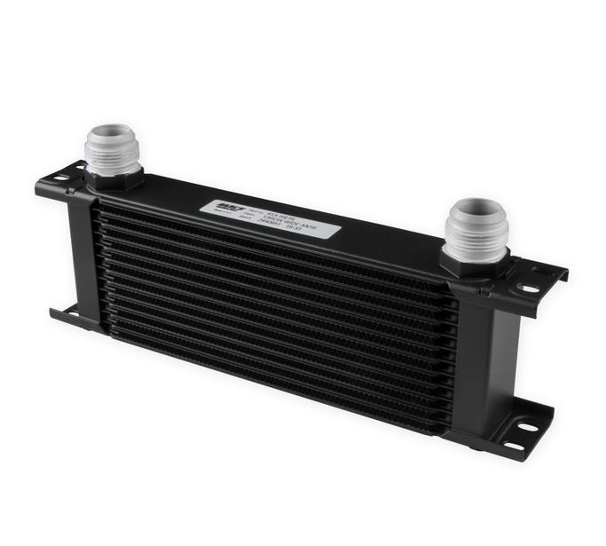 Earls Ultrapro Oil Cooler - 13 Row - Wide - Black