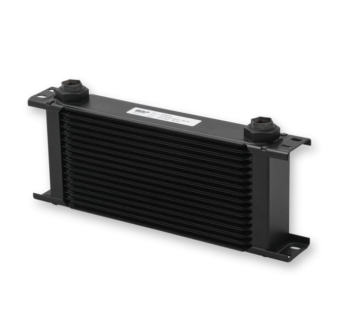 Earls Ultrapro Oil Cooler - 16 Row - Wide - Black