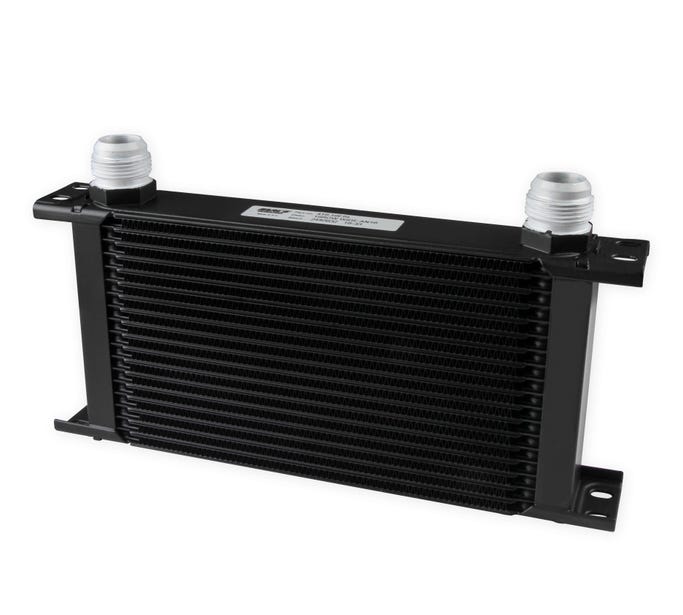 Earls Ultrapro Oil Cooler - 19 Row - Wide - Black