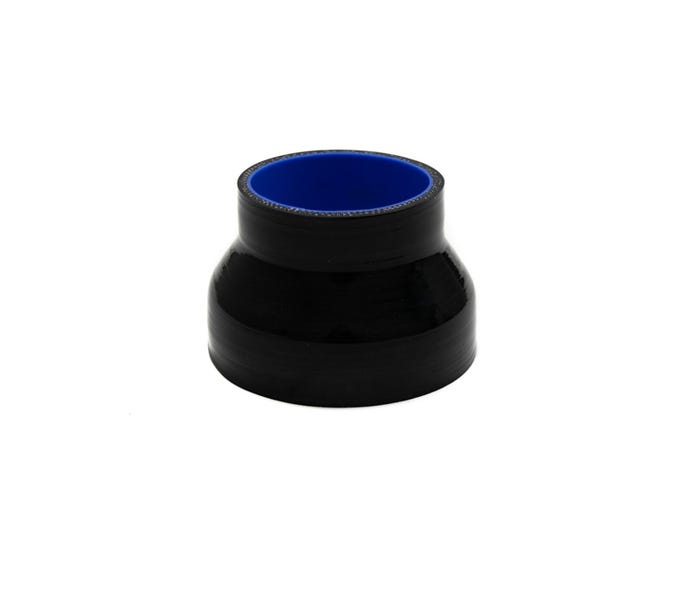 BTR Silicone 4.25" to 3.00" Reducer Coupler - 3" Long Black