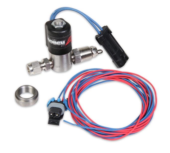 Holley Water/Meth Solenoid & Nozzle - 1000CC/Min - 800HP
