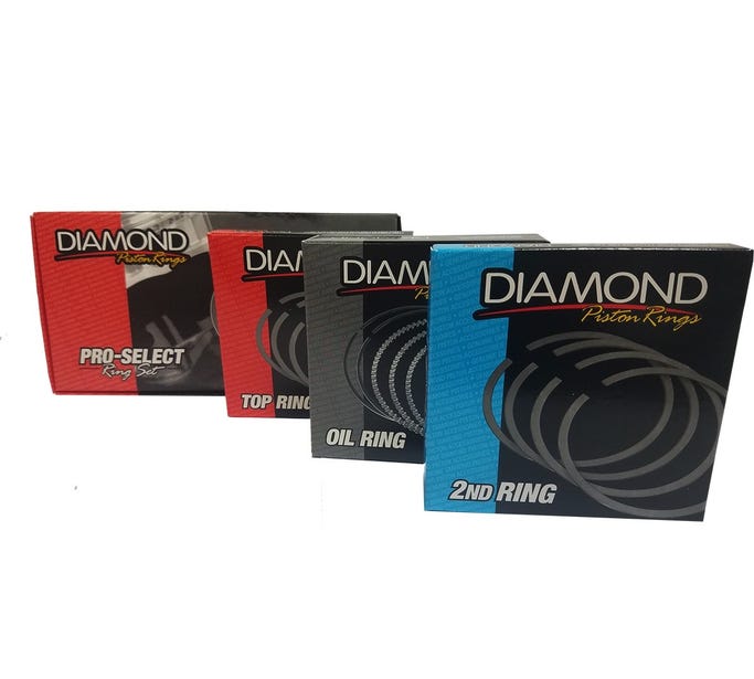 Diamond Piston Ring Set - 1.5MM X 1.5MM X 3MM - 0