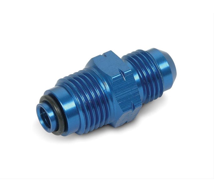 Earl's Adapter - 6AN Male to 16MM X 1.50 Male - Blue