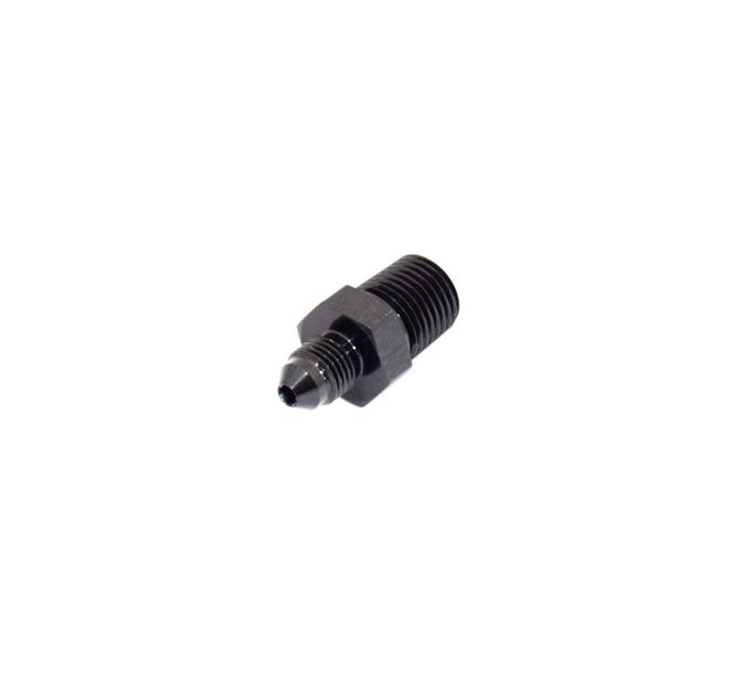 BTR AN Fittings - Adapter Fitting - 3AN to 1/4" NPT - Black