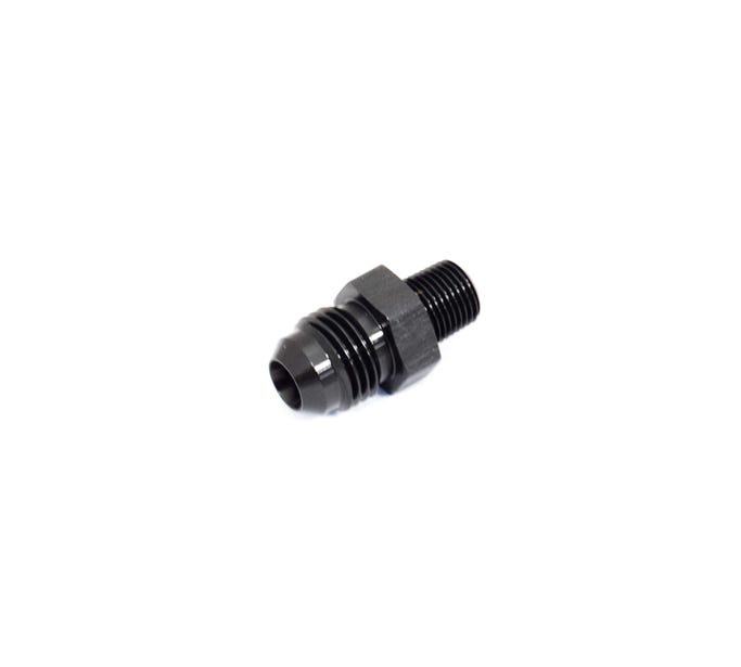 BTR AN Fittings - Adapter Fitting - 6AN to 1/8 NPT - Black