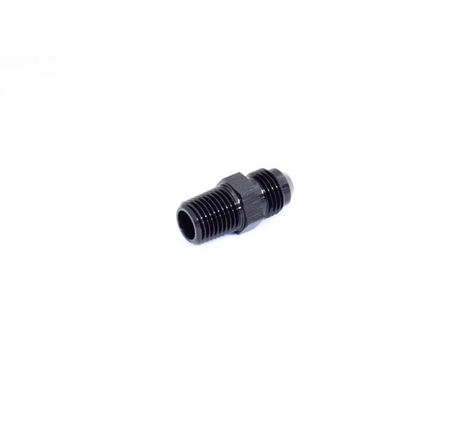 BTR AN Fittings - Adapter Fitting - 6 AN to 1/4" NPT - Black