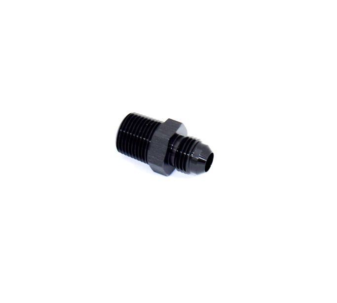 BTR AN Fittings - Adapter Fitting - 6AN to 3/8" NPT - Black
