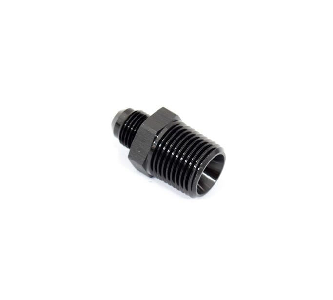 BTR AN Fittings - Adapter Fitting - 6AN to 1/2" NPT - Black
