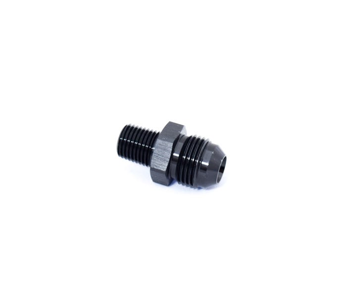 BTR AN Fittings - Adapter Fitting - 8AN to 1/4" NPT - Black