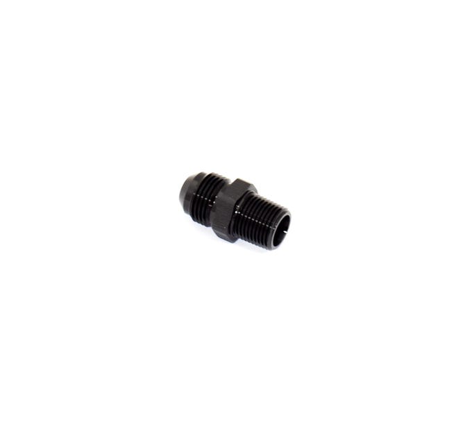 BTR AN Fittings - Adapter Fitting - 8AN to 3/8" NPT - Black