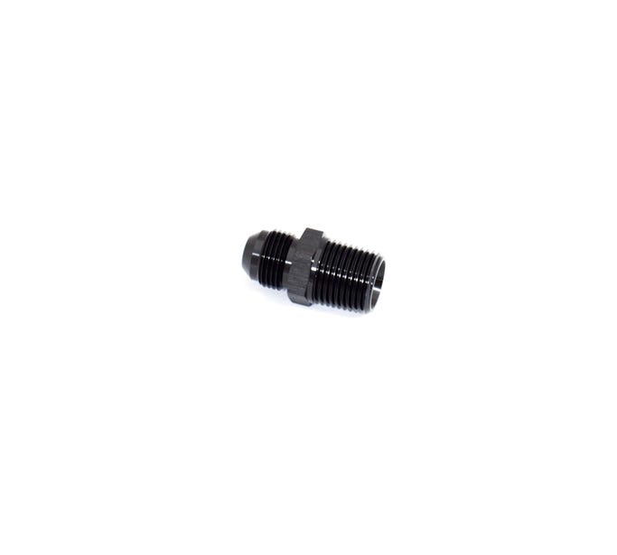 BTR AN Fittings - Adapter Fitting - 8AN to 1/2" NPT - Black