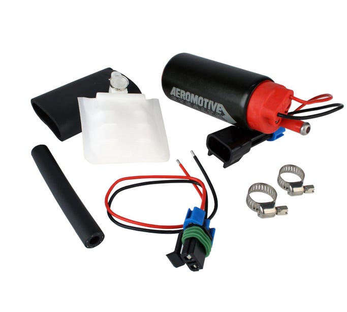 Aeromotive Pump - Stealth 340 - Offset Inlet - Inlet Inline W/ Outlet - In-tank - 11542