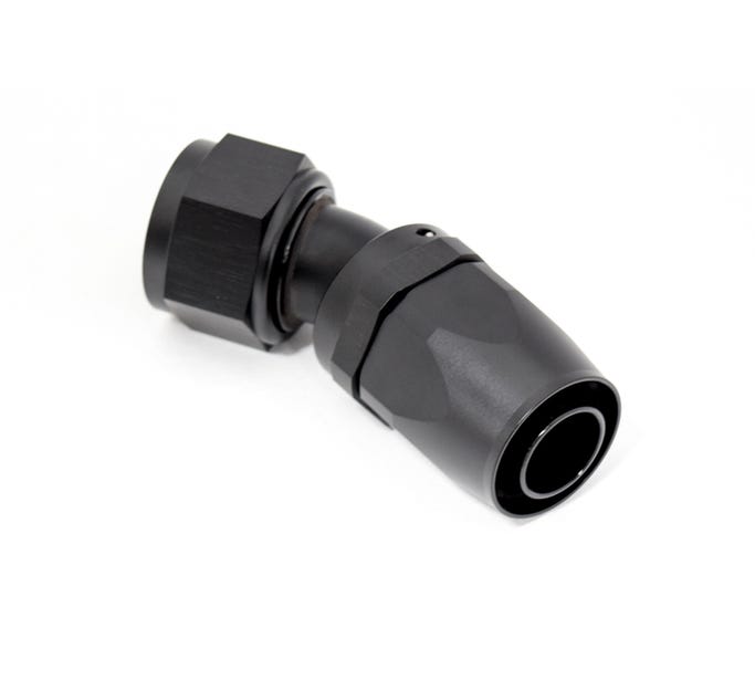 BTR AN Fittings - 180° -6AN Hose End - Black