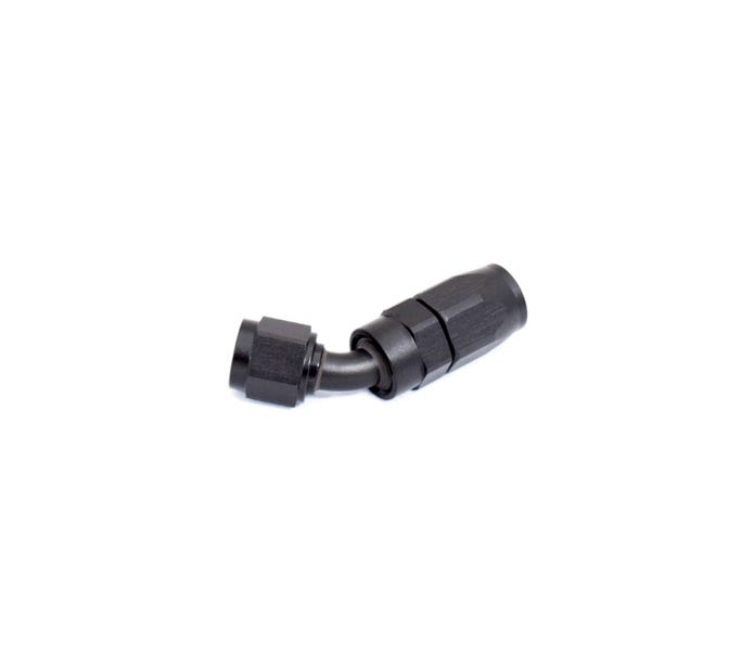 BTR AN Fittings - 45° -6AN Hose End - Black