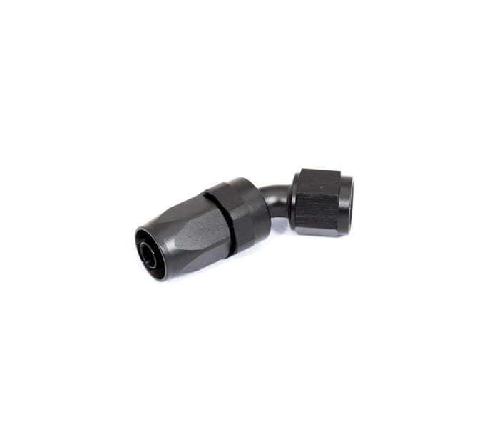 BTR AN Fittings - 45° -8AN Hose End - Black