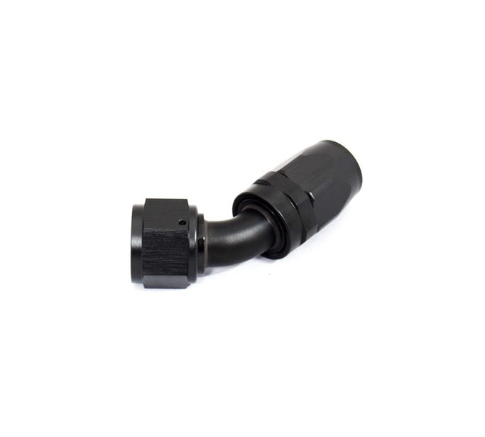 BTR AN Fittings - 45° -12AN Hose End - Black