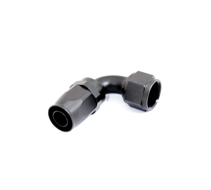 BTR AN Fittings - 90° -12 AN Hose End - Black