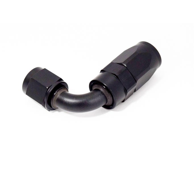 BTR AN Fittings - 90° -6AN Hose End - Black