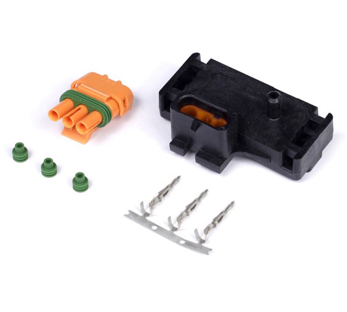 Haltech MAP Sensor - GM - 3 Bar - W/Plug & Pins