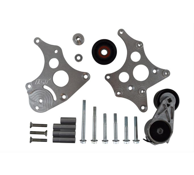ICT Billet Alternator Bracket Kit - C5/SS Sedan/G8/04-06 CTS-V Balancer - 551750-1