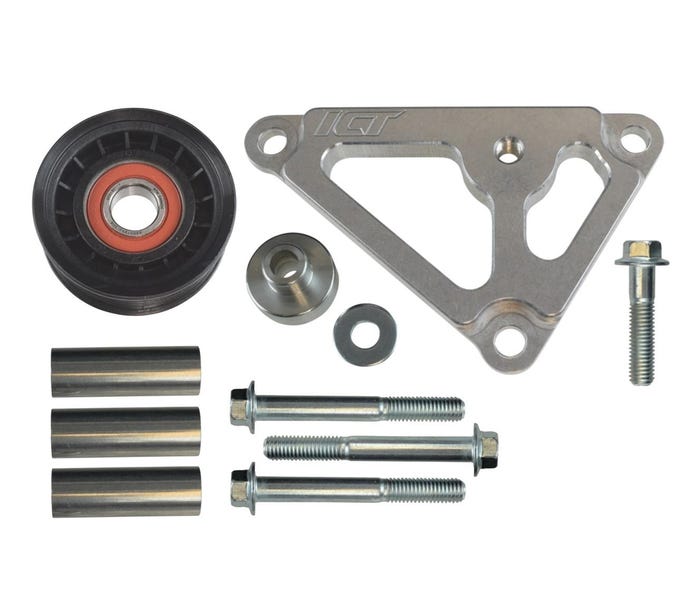 ICT Billet Power Steering Delete Bracket Kit - C5/SS Sedan/G8/04-06 CTS-V Balancer - 551776-1