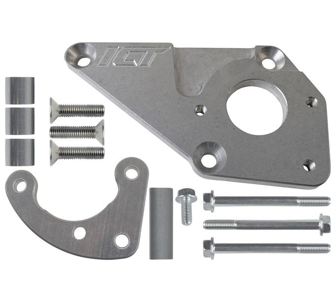 ICT Billet Power Steering Bracket Kit - 98-02 Camaro/04-06 Gto Balancer - 551785-2