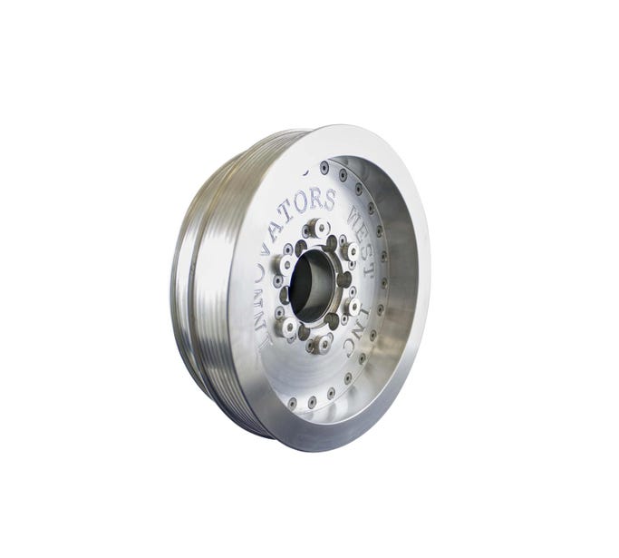 Innovators West Damper - 14+ GM Trucks - 10% Overdrive - with Crank Bolt - Iw763