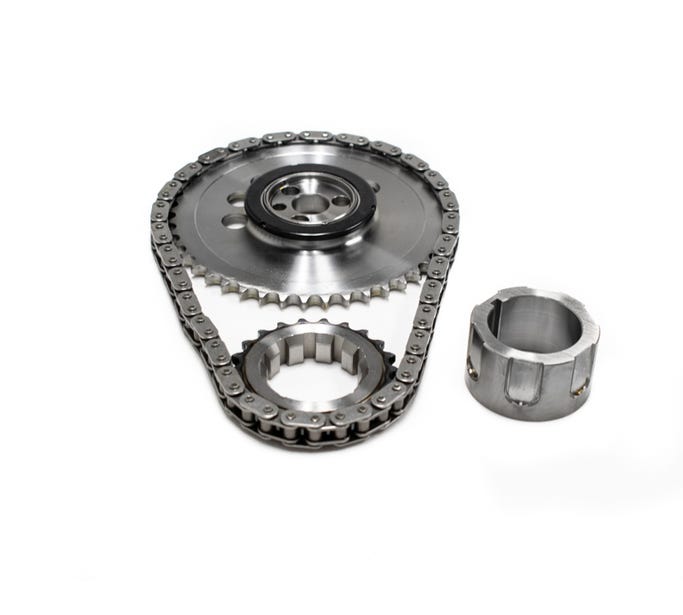 Jp Performance Timing Set - LS2 - Billet - Double Roller - Single Pole - 0.010" Line Bore