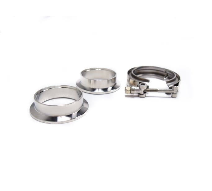 BTR 2.25" Stainless Steel V-BAND Flange Kit - with Clamp