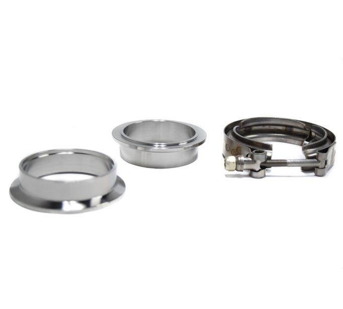 BTR 2.50" Stainless Steel V-BAND Flange Kit - with Clamp