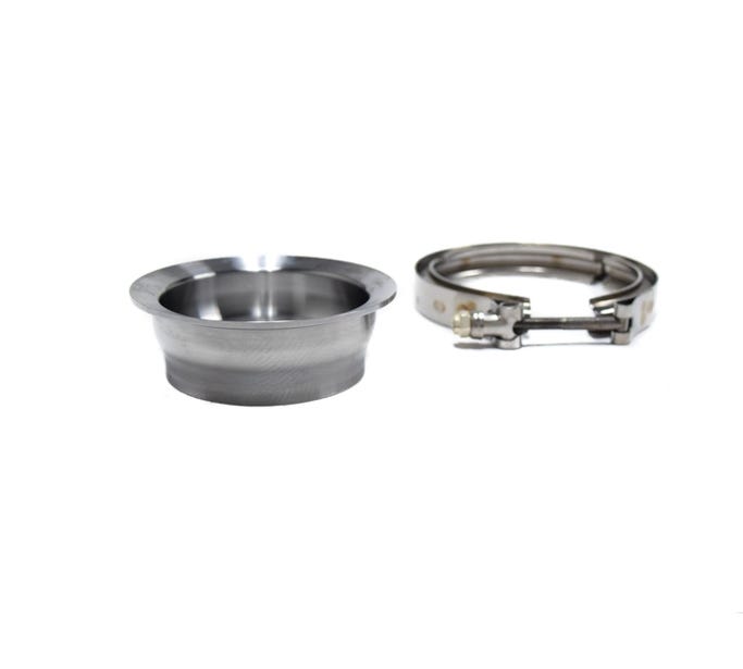 BTR 3.0" Mild Steel Downpipe Flange Kit - with Clamp