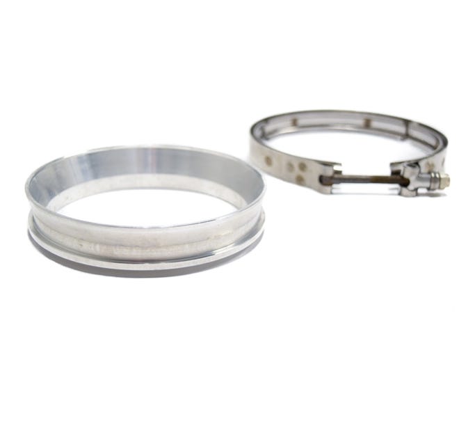 BTR 5.00" Aluminum Outlet Flange - with Clamp