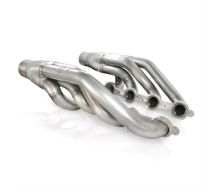 Stainless Works Turbo Headers - LS - Up and Forward - 1-7/8" X 3"