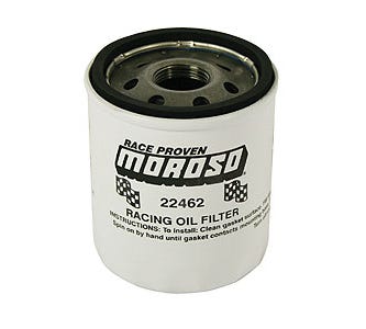 Moroso Oil Filter – LS – 13/16” Thread - 3.5” Tall - 22462