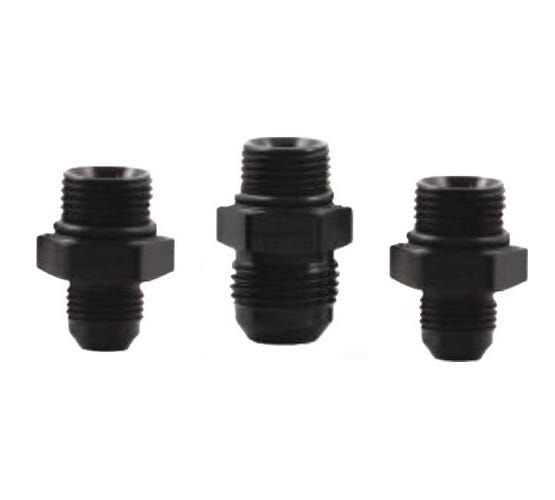 Magnafuel 9925 Regulator Plumbing Kit - 6AN Inlet - 8AN Outlet - Black