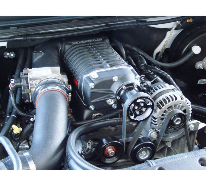 Whipple 07-13 4.8L GM Truck 2.3L Supercharger Kit - Black - no Flash Tool