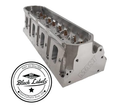 Mast Black Label 305CC LS7 Cylinder Heads - Titanium Intake/Inconel Exhaust - Unassembled