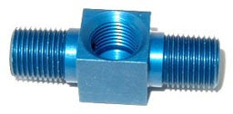 SOL TEE 1/8 NPT X 1/8 NPT BLUE - NOS Purge Kit/Gauge Adapter