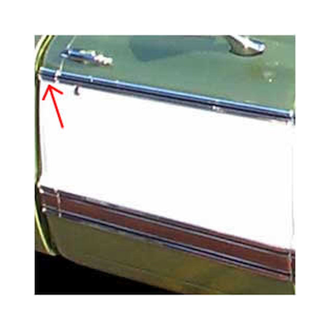 1969-72 CHEVY/GMC CAB MOLDING - UPPER - Brothers Trucks  Cab Molding - Upper - Left