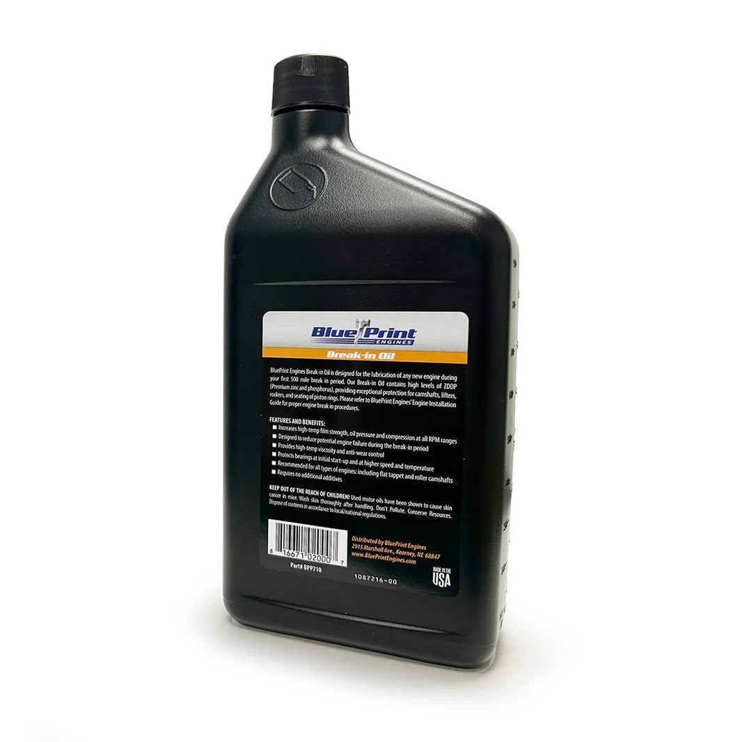 BluePrint Engines Break-In Oil 1QT Mineral 30W ZDDP Zinc Enhanced