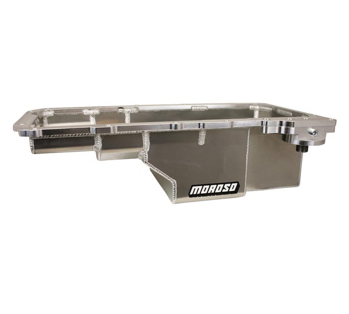Oil Pan, GM LS, 93-02 F Body, Drag Race, 6 Inch Deep , Alum, Spin on Oil Filter