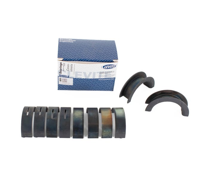 Clevite Coated LS Main Bearings - 351 Cleveland Mains - .001" Extra Clearance