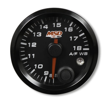 2-1/16 Wideband Air/Fuel Gauge, Blk Face - MSD Standalone Air/Fuel Wideband 02 Gauges Kit