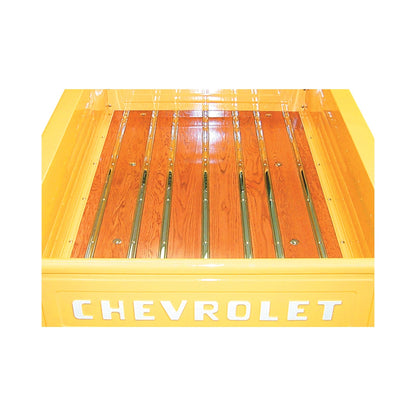 63-66 CHVY "DELUXE" OAK WOOD BED KITSIDE - Brothers Trucks Deluxe Oak Bed Wood Kit-Longbed/Fleetside- Pol SS