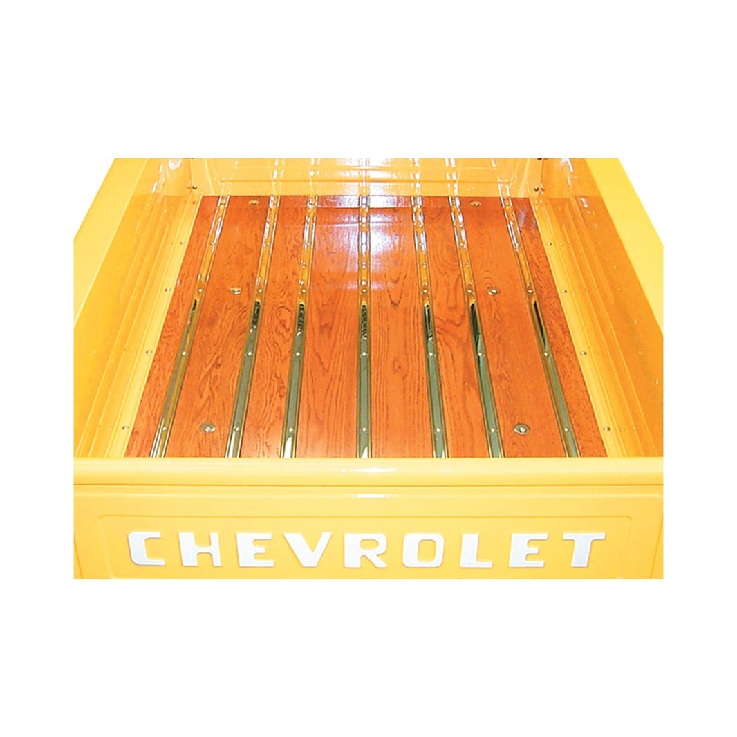 63-66 CHVY "DELUXE" OAK WOOD BED KITSIDE - Brothers Trucks Deluxe Oak Bed wood Kit - Shortbed/Fleetside-Pol SS