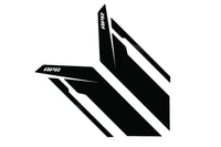APR Sideburn Sticker-Black/Bla - APR Sideburns - Black APR / Black Stripe