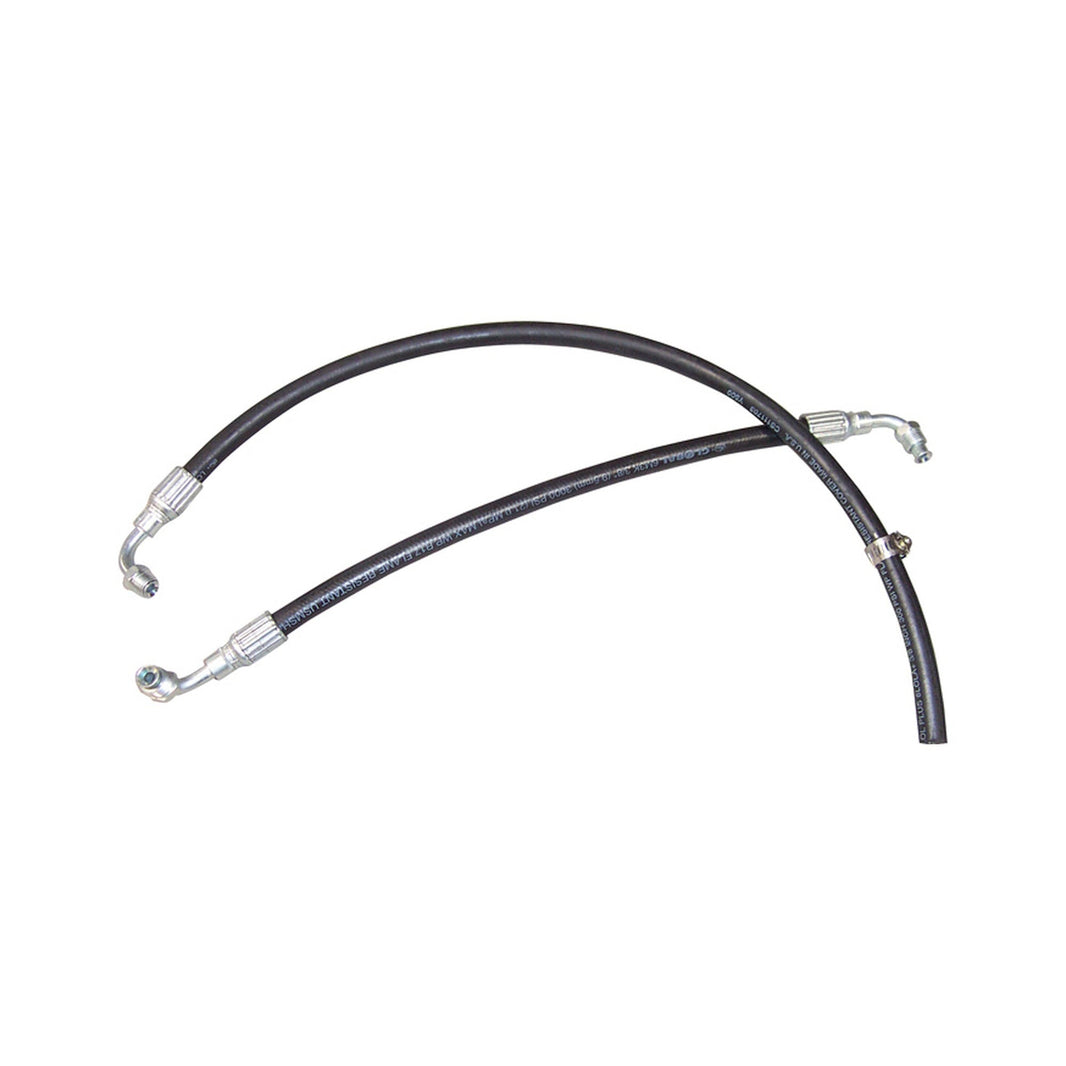47-72 PWR STEER HOSE KIT-BRAIDED STEEL - Brothers Trucks Power Steering Hose Kit