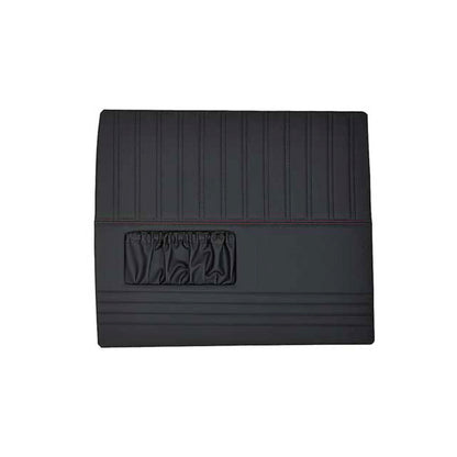 Panneaux de porte sport personnalisés Brothers Trucks - Coutures noires et rouges - Paire